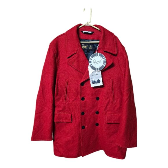 NWT Men's Gloverall of England Churchill Peacoat - Picture 1 of 8